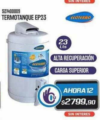 Pacman Termotanque Ep23 Ecotermo oferta