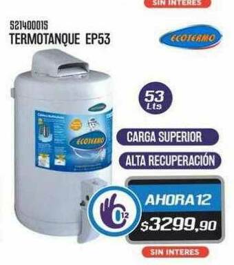 Pacman Termotanque Ep53 Ecotermo oferta