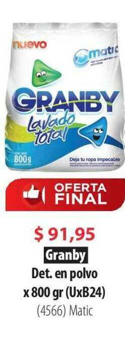 Parodi Granby Det. En Polvo oferta