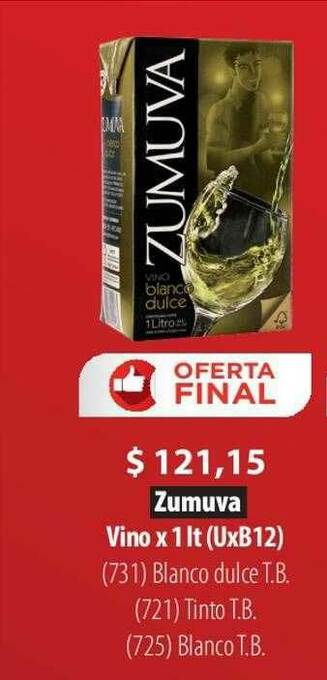 Parodi Zumuva Vino oferta