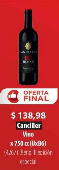 Parodi Canciller Vino oferta