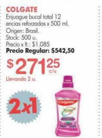 Colgate Enjuague Bucal Total 12 Encias Reforzadas