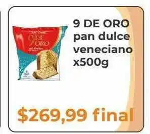 Pasos Supermercado 9 De Oro Pan Dulce Veneciano oferta