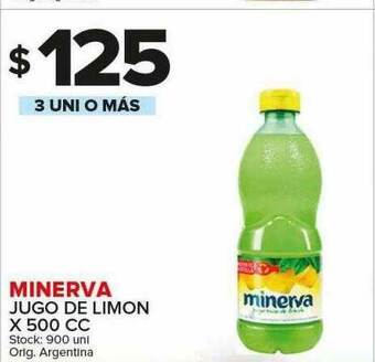 Carrefour Maxi Minerva Jugo De Limon oferta