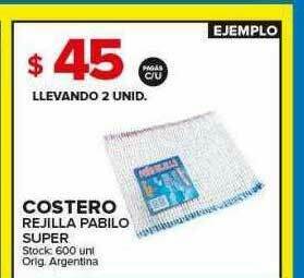 Carrefour Maxi Costero Rejilla Pabilo Super oferta