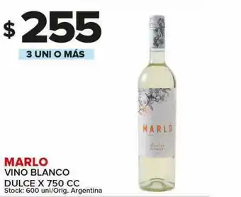 Carrefour Maxi Marlo Vino Blanco Dulce oferta