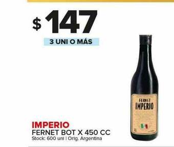 Carrefour Maxi Imperio Fernet oferta
