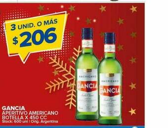 Carrefour Maxi Gancia Aperitivo Americano oferta