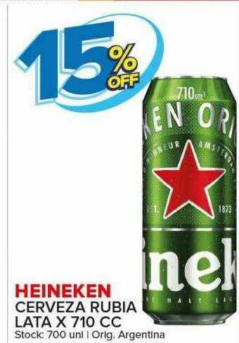 Carrefour Maxi Heineken Cerveza Rubia oferta