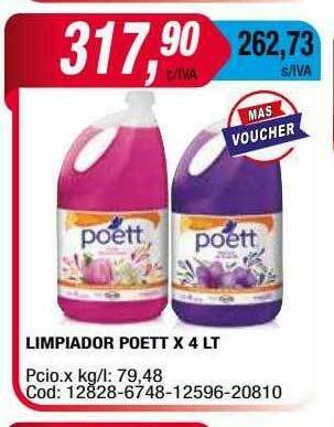 Maxiconsumo Limpiador Poett oferta