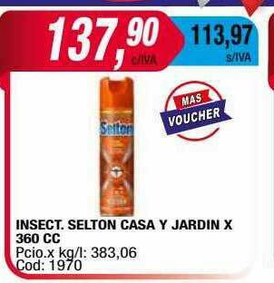 Maxiconsumo Insect. Selton Casa Y Jardin oferta