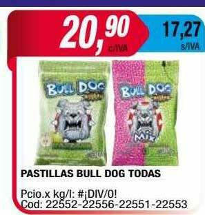 Maxiconsumo Pastillas Bull Dog Todas oferta