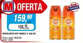 Maxiconsumo Repelente Off Family oferta