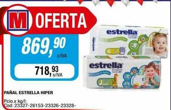 Maxiconsumo Pañal Estrella Hiper oferta