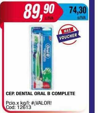 Maxiconsumo Cep. Dental Oral B Complete oferta