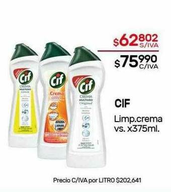 Nini Mayorista Cif Limp.crema Vs. oferta