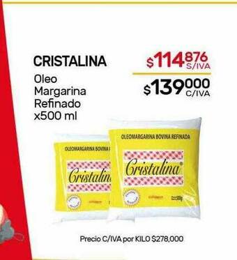 Nini Mayorista Cristalina Oleo Margarina Refinado oferta
