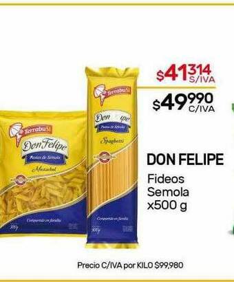 Nini Mayorista Don Felipe Fideos Semola oferta