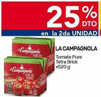 Nini Mayorista La Campagnola Tomate Pure Tetra Brick oferta