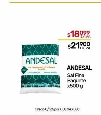 Nini Mayorista Andesal Sal Fina oferta