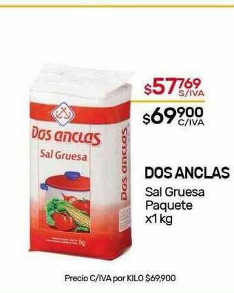 Nini Mayorista Dos Anclas Sal Gruesa oferta