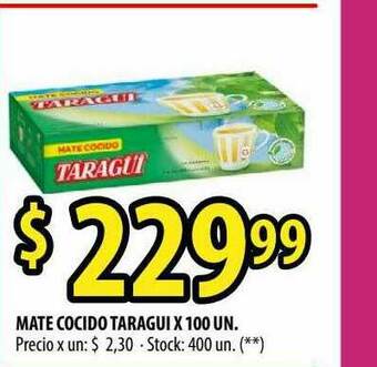 Punto Mayorista Mate Cocido Taragui oferta