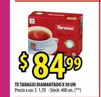 Punto Mayorista Te Taragui Diamantado oferta