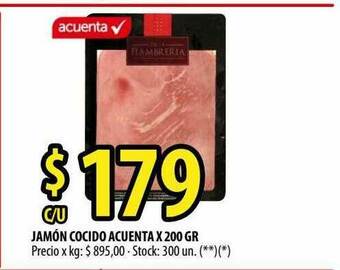 Punto Mayorista Jamón Cocido Acuenta oferta