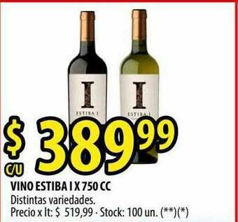 Punto Mayorista Vino Estiba I oferta