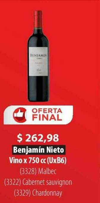 Parodi Benjamín Nieto Vino oferta