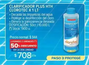 Carrefour Clarificador Plus Hth Clorotec oferta