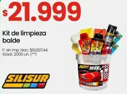 Changomas Silisur kit de limpieza balde oferta