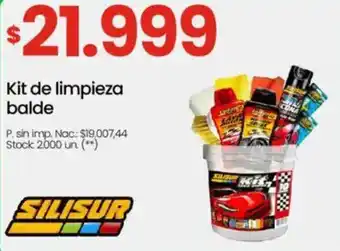 Changomas Silisur kit de limpieza balde oferta
