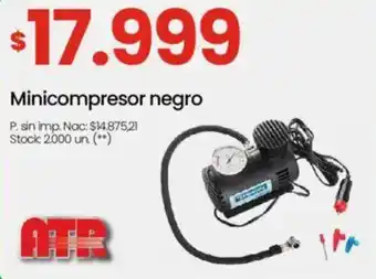 Changomas ART Minicompresor negro oferta