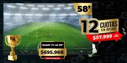Supermayorista Vital Smart tv 4k 58" oferta
