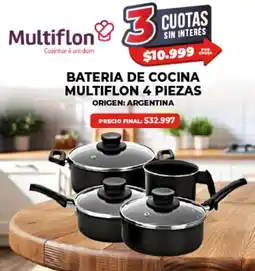 Supermayorista Vital Multiflon bateria de cocina multiflon oferta