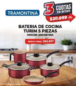 Supermayorista Vital Tramontina bateria de cocina turim oferta
