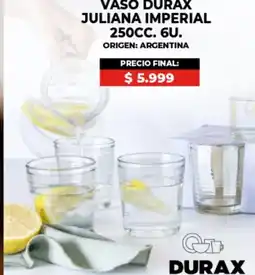 Supermayorista Vital Durax vaso juliana imperial oferta