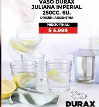 Supermayorista Vital Durax vaso juliana imperial oferta