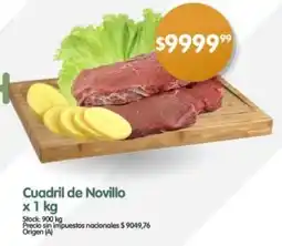Supermercados Buenos Días Cuadril de novillo oferta