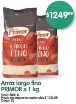 Supermercados Buenos Días Primor arroz largo fino oferta