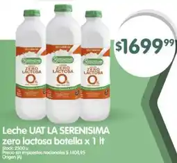 Supermercados Buenos Días La serenisima leche uat zero lactosa botella oferta