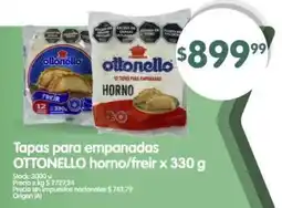 Supermercados Buenos Días Ottonello tapas para empanadas horno/freir oferta