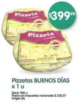 Supermercados Buenos Días Buenos días pizzetas oferta