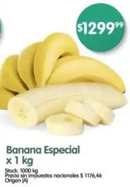 Supermercados Buenos Días Banana especial oferta