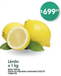 Supermercados Buenos Días Limón oferta
