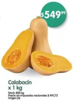 Supermercados Buenos Días Calabacín oferta