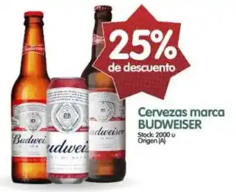 Supermercados Buenos Días Budweiser cervezas marca oferta