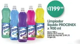 Supermercados Buenos Días Procenex limpiador líquido oferta