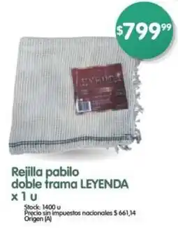 Supermercados Buenos Días Leyenda rejilla pabilo doble trama oferta